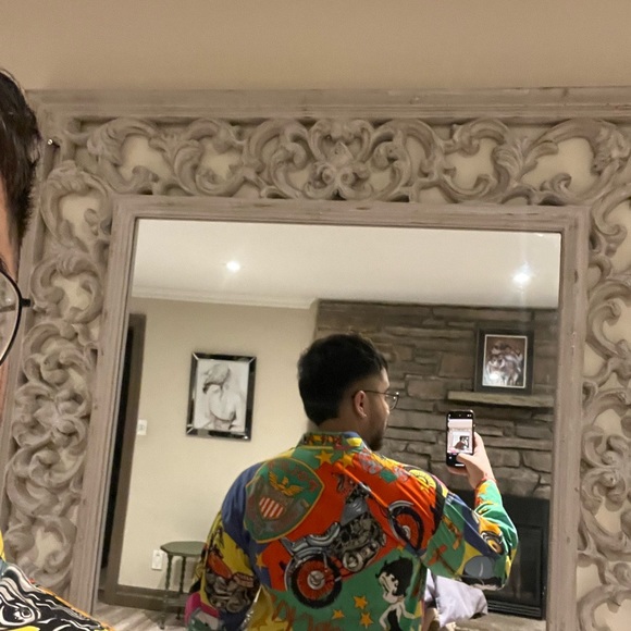 Versace Jeans Couture Betty Boop Harley Davidson Shirt Size XS (FITS MEDIUM) - Picture 12 of 15